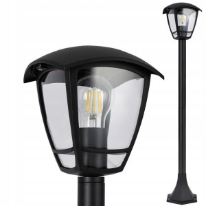 LAMPA OGRODOWA stojąca słupek ogrodowy E27 100cm