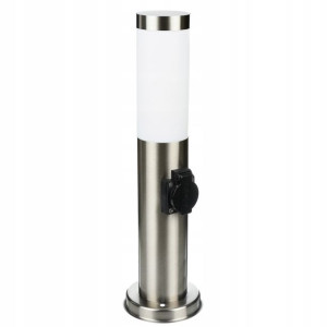 LAMPA ogrodowa STOJĄCA 45cm SŁUPEK z GNIAZDO 230V