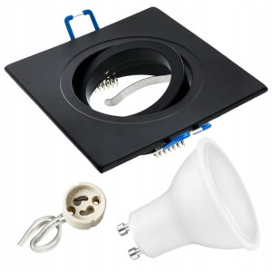 ZESTAW oprawa halogenowa ruchoma + GU10 LED 10W