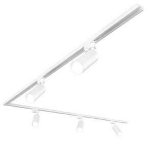 Zestaw Szynoprzewód Szyna 3m + 5x Lampa GU10 LED