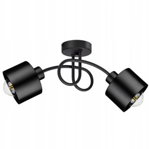 Lampa Sufitowa Żyrandol Pętla Loft Edison Led