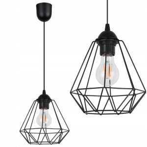 Lampa Sufitowa Wisząca W Stylu Loft E27