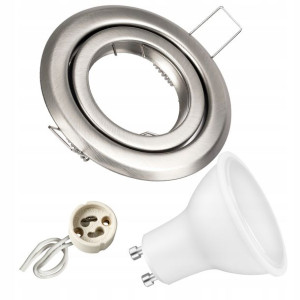 ZESTAW oprawa halogenowa ruchoma + GU10 LED 10W