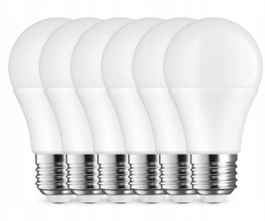 Zestaw 6x Żarówka LED E27 10W barwa neutralna