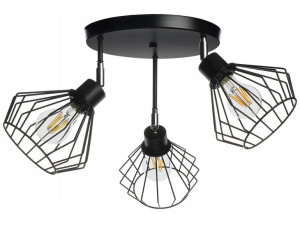 Lampa Wisząca Sufitowa Żyrandol Plafon Diament Led