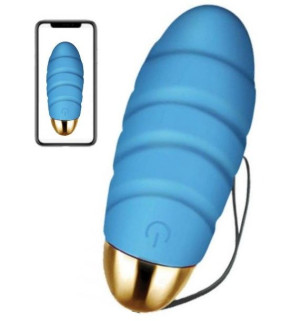 Wibrator Jajeczko Aplikacja na Telefon Blue