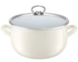Garnek Emaliowany Garden Ambition 22cm 5,7l Ecru