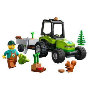 Lego city traktor w parku