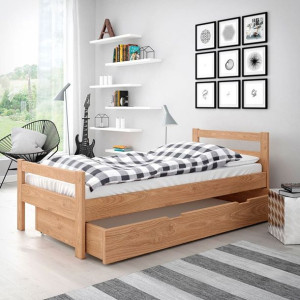 Łóżko Drewniane Slim Senpo 90x200 24h