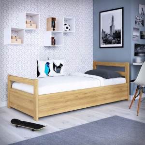 Łóżko Drewniane Slim P 100x200 24h