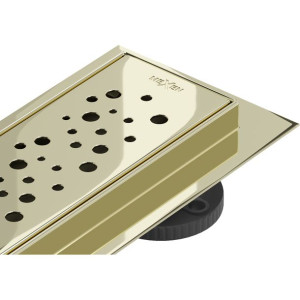 Mexen Flat 360° M12 odpływ liniowy obrotowy 90 cm, złoty - 1521090-40
