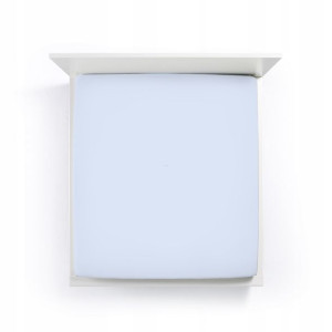 Prześcieradło Bella Donna Jersey błękit 120x200