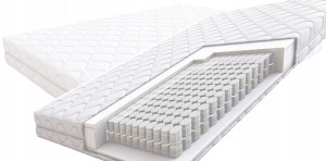 Materac 140x200 Hilding Step Silver do łóżka