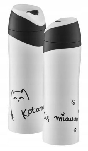 Kubek Termiczny Ambition Kot 400ml Kotam Cię Nowy