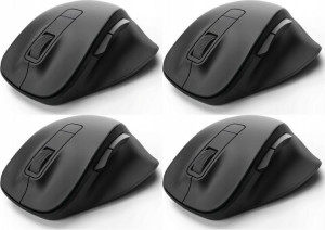 Mysz bezprzewodowa Hama MW-500 optyczna czarny x4