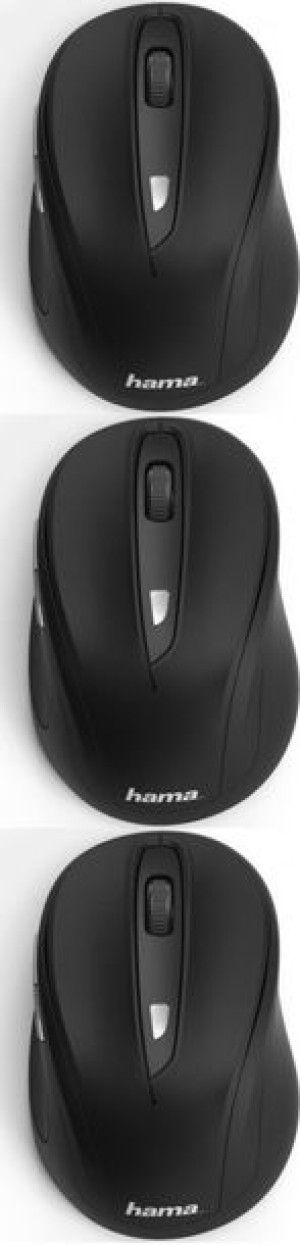 Mysz bezprzewodowa Hama MW-400 optyczna czarny x3