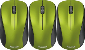 Mysz bezprzewodowa Hama MW-300 optyczna zielony x3