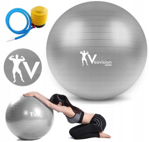 Piłka Gimnastyczna do Ćwiczeń Fitness 75cm +pompka