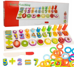 Montessori Tablica Edukacyjna Układanka Sorter