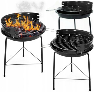 Grill Ogrodowy Węglowy Regulowany Gril Turystyczny