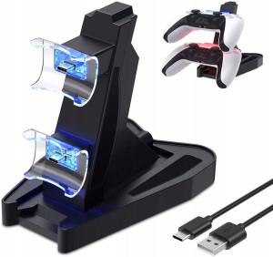 Stacja Dokująca Ładowarka Do Padów Ps5 2x Usb Typc