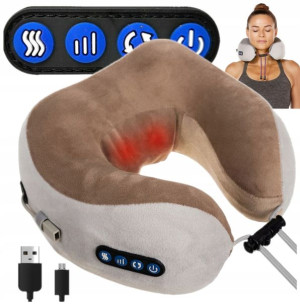 Poduszka masująca shiatsu masażer karku AKUMULATOR