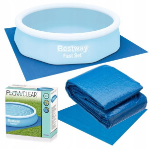 Mata Podkład Pod Basen 396x396 Cm Bestway Mocna
