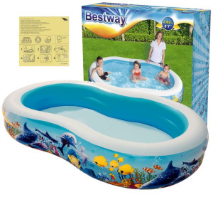 Duży Basen Dmuchany Ogrodowy 262x157 Bestway 54118