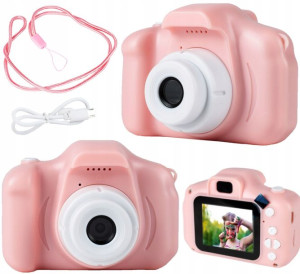 Kamera Aparat Cyfrowy Dla Dzieci Hd 1080p + Gry