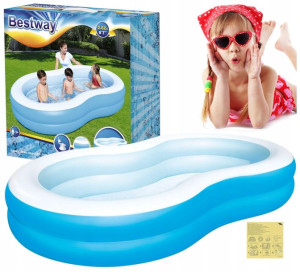 Basen DMUCHANY DLA DZIECI Ogrodowy 262x157 Bestway