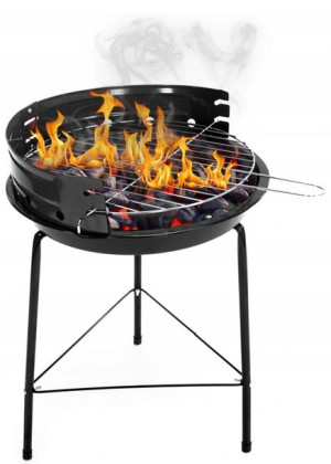 Grill Ogrodowy Węglowy Gril Regulowany Turystyczny