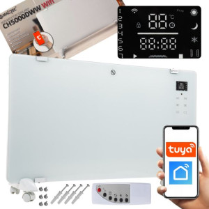 Grzejnik Konwektorowy Elektryczny Szklany 2000W