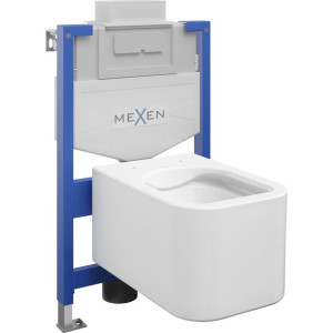 Mexen zestaw podtynkowy WC stelaż Fenix XS-U z miską WC Elis, biały