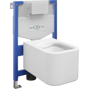 Mexen zestaw podtynkowy WC stelaż Fenix XS-F z miską WC Elis, biały