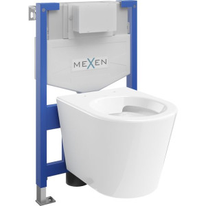 Mexen zestaw podtynkowy WC stelaż Fenix XS-F z miską WC Rico, biały