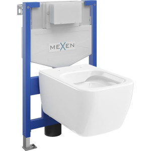 Mexen zestaw podtynkowy WC stelaż Fenix XS-F z miską WC Stella, biały
