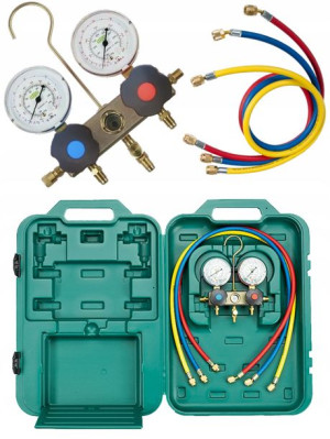 Manometry do klimatyzacji REFCO R32 R410A zestaw