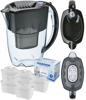 Dzbanek filtrujący Aquaphor CZARNY 2,8l + 5 x wkł