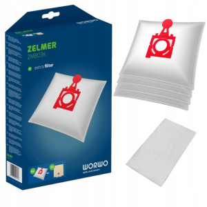 4x Worki do odkurzacza ZELMER SOLARIS MAGNAT