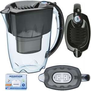Dzbanek filtrujący Aquaphor AMETHYST 2,8 l CZARNY