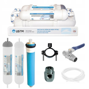 Filtr Wody Do Akwarium Ro3 Osmoza 75 Gpd Kpl Ustm