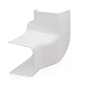 Kolano lewe przejście pionowe korytka PVC 60x45 mm