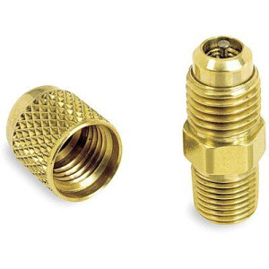 Złączka nypel z wentylem 1/4 SAE x 1/4 '' SAE