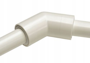 Kolanko odpływu skroplin z klimatyzacji pcv 20 mm