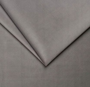 Tkanina Welur Velluto Zasłony Obicia 140 Cm Silver