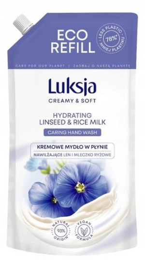 Luksja Creamy&Soft Len i Mleczko Ryżowe
