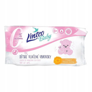 Chusteczki nawilżane Linteo Baby 72 sztuki