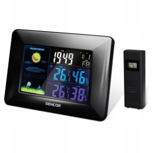 Stacja pogody Sencor SWS4250 termometr budzik LCD