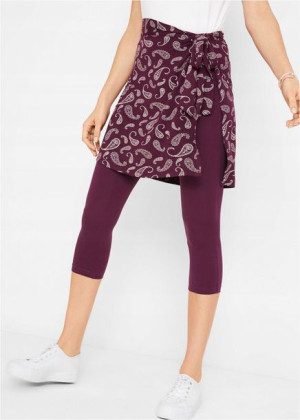 Bonprix Krótka Spódnica Z Wiązaniem Wzór Paisley Mini 40-42 912709