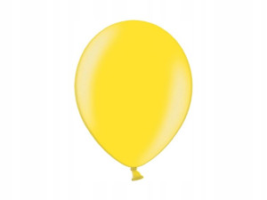 Zestaw Balony Metallic Citrus Yellow 10 szt. 27 cm